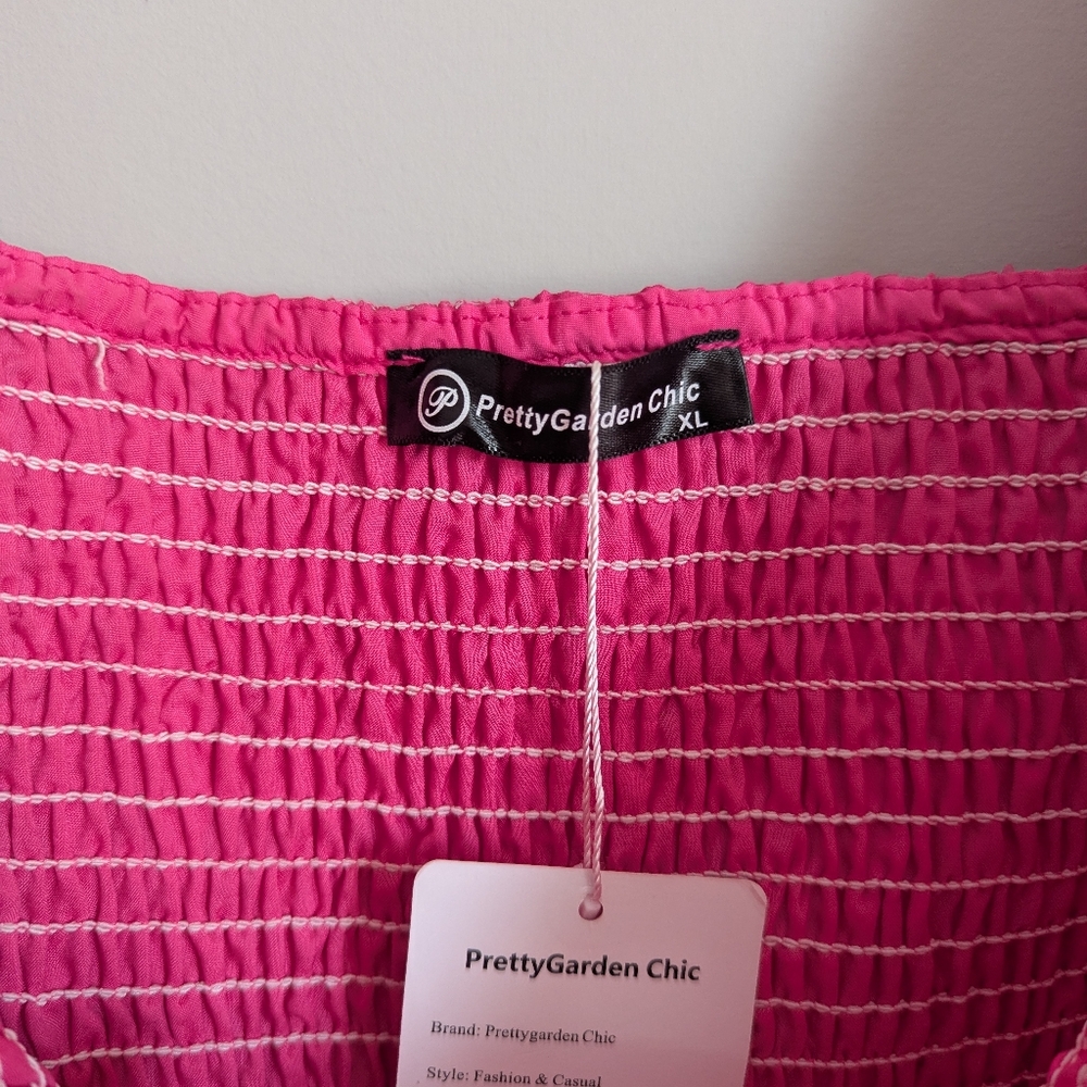 Pretty Garden Pink Maxi Dress - Picture 10 of 11